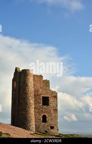 Moteur de la mine de Coates de wheal, Cornwall, Royaume-Uni Banque D'Images