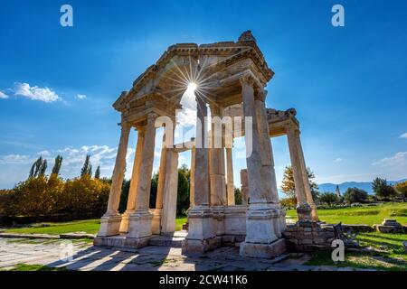 Aphrodisias ville ancienne en Turquie. Banque D'Images