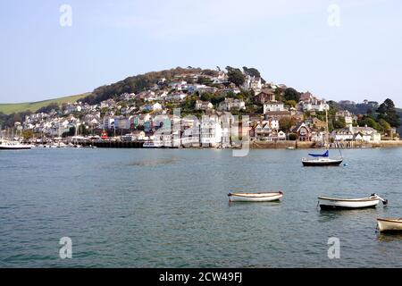 Kingswear, Devon, Royaume-Uni. 16 septembre 2020. Le village de Kingswear se trouve sur le côté est de la rivière Dart, en face de la ville de Dartmouth à Devon, en U Banque D'Images