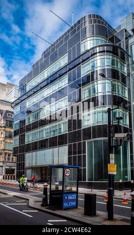 Daily Express bâtiment à 120 Fleet Street London, Grade II* dans la liste. Art-déco / Streamline Moderne, conçu par 1932 Ellis et Clark. Banque D'Images