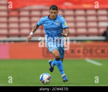 Gustavo Hamer (38) de Coventry City pendant le match Banque D'Images