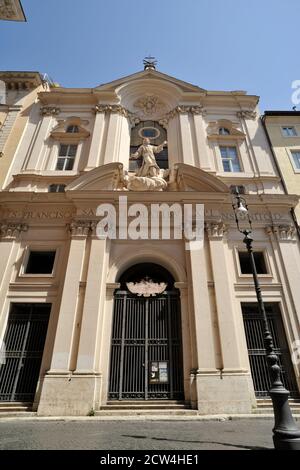 Italie, Rome, chiesa dell'Arciconfraternita delle sante stimmate di San Francesco Banque D'Images