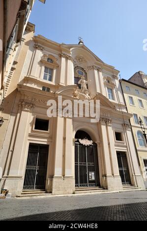 Italie, Rome, chiesa dell'Arciconfraternita delle sante stimmate di San Francesco Banque D'Images