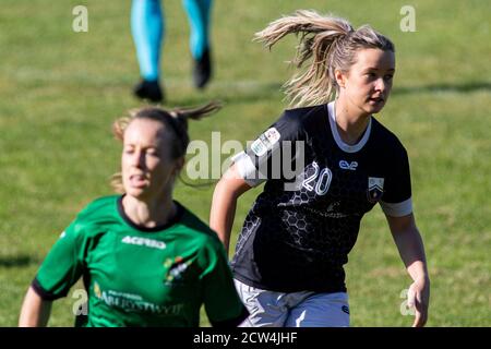 Port Talbot Town v Aberystwyth Town, chemin Victoria, dans la Welsh Premier Women's League, le 27 septembre 2020. Lewis Mitchell/PTT/YCPD. Banque D'Images