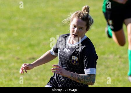 Port Talbot Town v Aberystwyth Town, chemin Victoria, dans la Welsh Premier Women's League, le 27 septembre 2020. Lewis Mitchell/PTT/YCPD. Banque D'Images