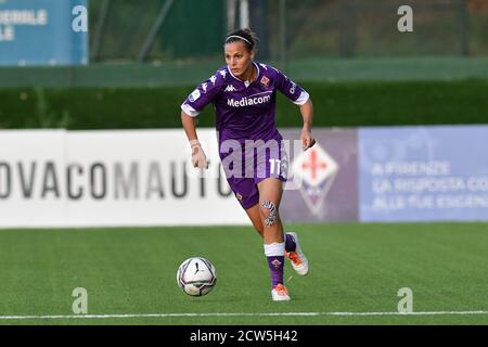 Florence, Italie. 6 septembre 2020. Florence, Italie, 06 septembre 2020, Valery Vigilucci (Fiorentina Femminile) pendant ACF Fiorentina Femminile vs Florentia San Gimignano - Championnat italien de football Serie A Women - Credit: LM/Lisa Guglielmi Credit: Lisa Guglielmi/LPS/ZUMA Wire/Alay Live News Banque D'Images