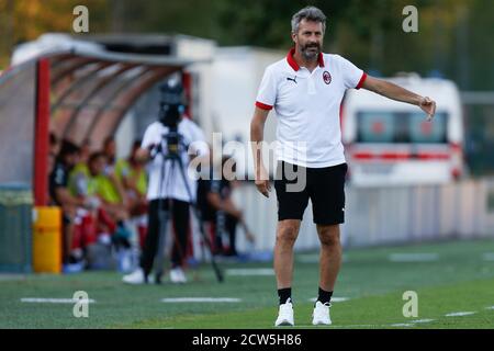 Maurizio Ganz (AC Milan) pendant l'AC Milan contre Pink Bari, Championnat italien de football série A femmes, Milan, Italie, 05 septembre 2020 Banque D'Images