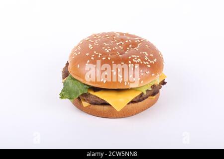 27 2020 septembre - London Ontario Canada. Le monde des médias sociaux est devenu fou avec le Travis Scott Burger de McDonalds. Ce hamburger est un quart de pounde Banque D'Images