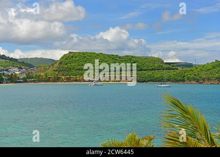 Lindbergh Bay à Charlotte Amalie à St. Thomas Island, îles Vierges américaines, États-Unis. Banque D'Images