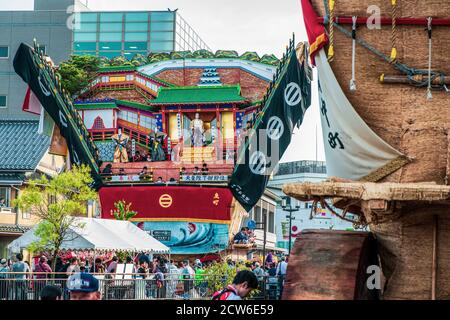 Le Festival Seihakusai de Nanao Ishikawa est un spectacle incroyable Banque D'Images