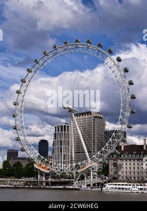 London Eye, London, Royaume-Uni Banque D'Images