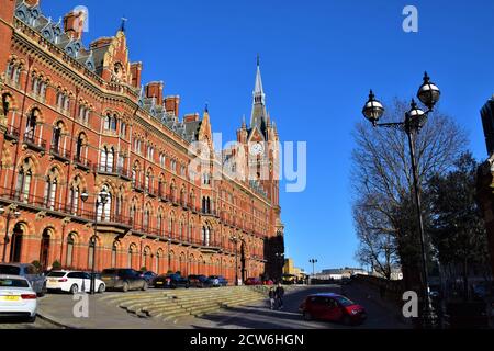 St. Pancras Renaissance Hotel Londres, Royaume-Uni Banque D'Images