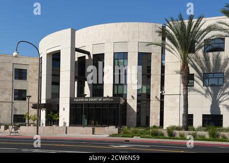 SANTA ANA, CALIFORNIE - 23 SEPTEMBRE 2020 : bâtiment de la Cour d'appel de la Californie à Santa Ana. Banque D'Images