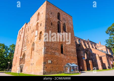 Toomkirik, église cathédrale, musée universitaire actuel, Toomemägi, parc Toomemäe, Tartu, Estonie Banque D'Images