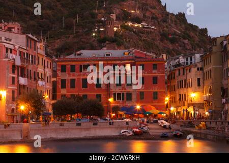 I/Ligurien/Cinque Terre: Vernazza Banque D'Images