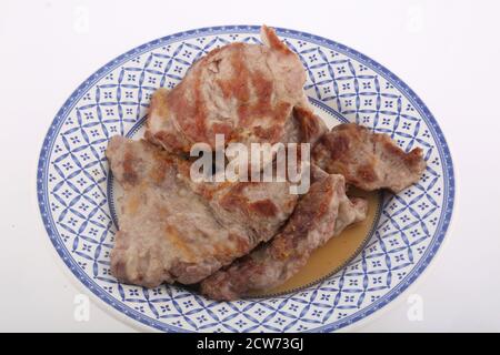 steaks de veau cuits au keto régime Banque D'Images