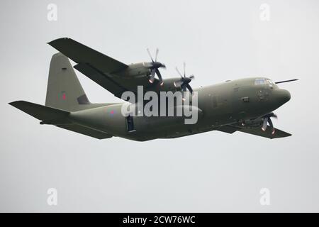 RAF Lockheed Hercules C-130 au Cosford Air Show 2016, Shropshire, Royaume-Uni Banque D'Images