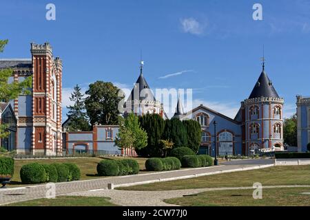 Champagner Haus Pommery, Maison de Champagne Vranken-Pommery Reims, Champagne, Frankreich Banque D'Images