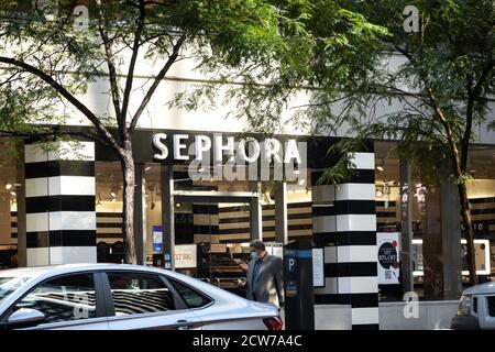 Sephora Cosmetics Storefront sur East 42nd Street , NYC Banque D'Images