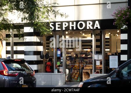 Sephora Cosmetics Storefront sur East 42nd Street , NYC Banque D'Images