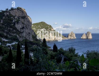 Capri, Italie. 26 septembre 2020. Autour de l'île de Capri (île dans le golfe de Naples, en Campanie) un jour à la fin septembre. (Photo de Patrizia Corteltessa/Pacific Press) Credit: Pacific Press Media production Corp./Alay Live News Banque D'Images