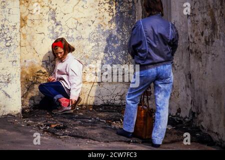 Moscou, Communauté d'États indépendants, CEI, 1992 Banque D'Images
