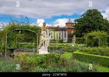 Jardin clos Houghton Hall Norfolk Angleterre Banque D'Images