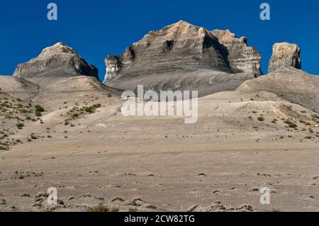 Buttes de bentonite et rochers autour de Smoky Mountain Road dans la zone de Nipple Bench près du lac Powell et Grand Staircase Escalante National Monument, Utah, États-Unis Banque D'Images