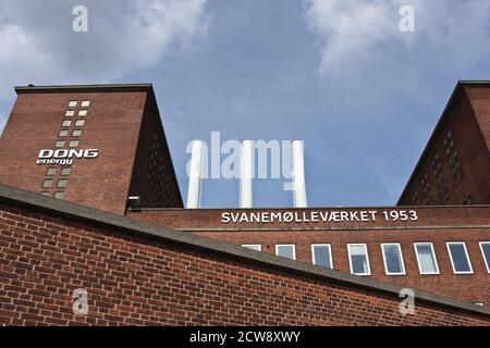 Svanemøllevaerket, de chaleur et d'une gare de Copenhague Danemark- 2008 Banque D'Images