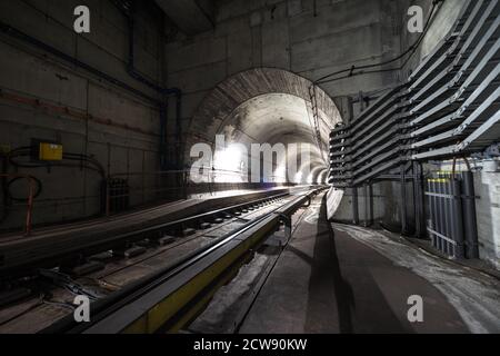 Tunnel de métro Banque D'Images