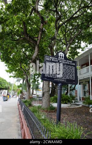 Martin Hellings House Key West Women's club, Key West, Floride Banque D'Images