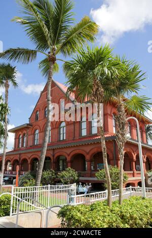 Key West Museum of Art & History, Key West Florida, États-Unis Banque D'Images