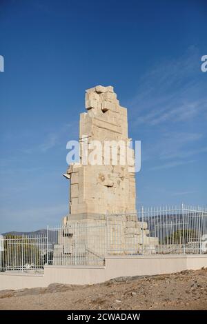 Monument à la philopapos à Athènes, Grèce Banque D'Images