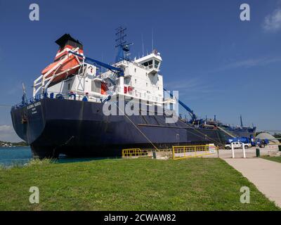 Algoma Hansa Great Lakes Oil Chemical Tanker Ship in Port at Sarnia Ontario Canada on the. Banque D'Images