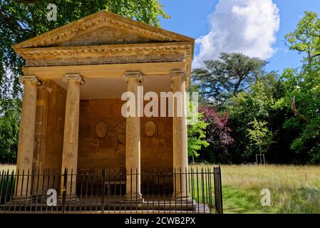 Blenheim Palace Gardens et son parc paysager, Woodstock, Oxfordshire, Angleterre, Royaume-Uni Banque D'Images