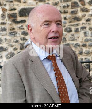 Jack Dromey, arrive pour un entretien avec les médias après son retour au Parlement après l'annulation de la prorogation par la Cour suprême. 25 septembre 2019. Jack Dromey (né en 1948); politicien et syndicaliste du Parti travailliste britannique. Il est député de Birmingham Erdington depuis les élections générales de 2010 Banque D'Images