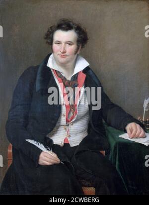 Portrait de Bernard Wolf', c1823 artiste: Sophie rude. Bernard Wolf (1778-1850) acteur, auteur et réalisateur du Théâtre de la monnaie à Bruxelles. Banque D'Images