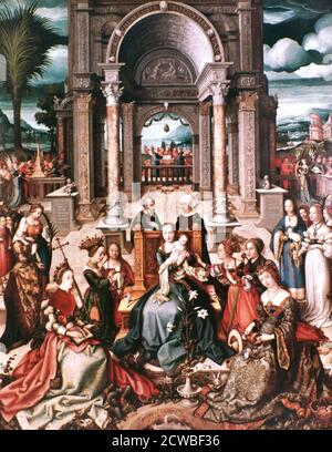 La Fontaine de la vie, c1517-1543. Artiste: Hans Holbein le plus jeune Banque D'Images