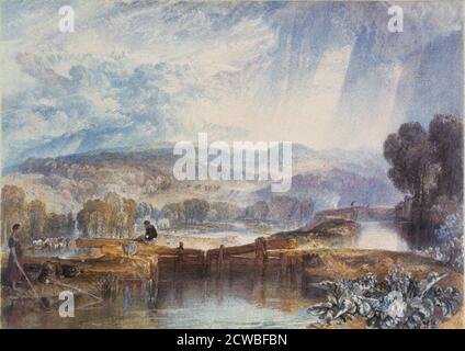 More Park près de Watford', 1823, par J M W Turner. De la Tate Gallery, Londres. Banque D'Images