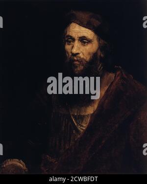 Portrait d'un homme par Rembrandt Harmensz van Rijn, 1661. Banque D'Images