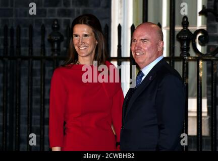 Photo de Sophie Wilmes, Premier ministre de Belgique, participant au Sommet de l'OTAN à Londres, décembre 2019 Banque D'Images