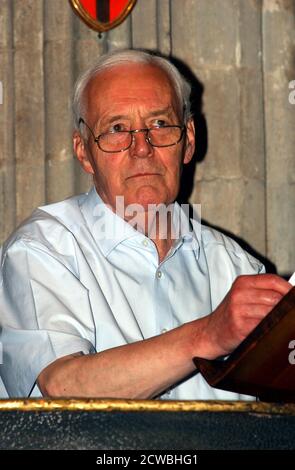 Photographie de Tony Benn. Anthony Wedgwood Benn (1925-2014) politicien, écrivain et diariste britannique. Banque D'Images