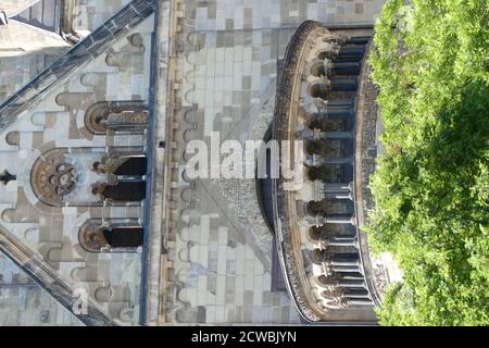 Photo de l'église du souvenir Kaiser Wilhelm à Berlin Le Kurfürstendamm Banque D'Images