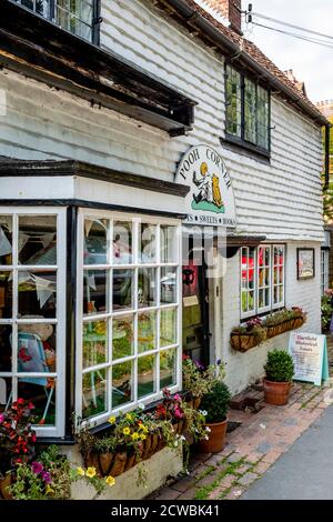 Pooh Corner Gift Shop and Tea Rooms, Hartfield, East Sussex, Royaume-Uni. Banque D'Images