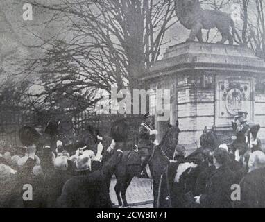 Photo en noir et blanc du Prince Léopold proclamé Roi Léopold III de Belgique (1901-1983; Roi 1934-1951). Banque D'Images