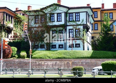 Maisons historiques d'Odunpazari à Odunpazari/Turquie - Odunpazari Evleri Banque D'Images