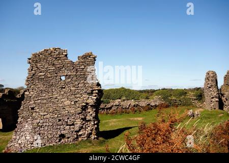 Château Pennard, Gower, au Pays de Galles Banque D'Images