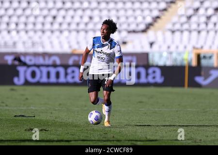 Turin, Italie. 26 septembre 2020. Johan Mojica d'Atalanta Bergamasca Calcio pendant la série UN match entre Torino FC et Atalanta Calcio. Banque D'Images