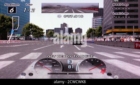 Gran Turismo 4 - Sony PlayStation 2 PS2 - Editorial à utiliser uniquement Banque D'Images