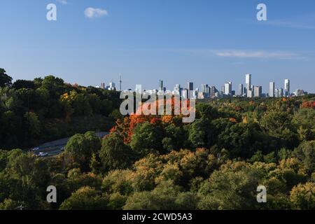 Toronto Skyline en automne